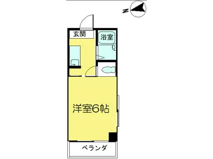 アリスガーデン(1K/3階)の間取り写真