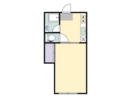 サニー・オオタ(1K/1階)の間取り写真