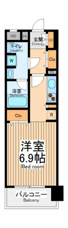 グラディート町田 5階階 間取り