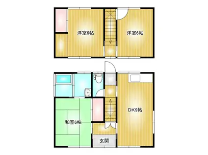 黒崎H様戸建(3DK/1階)の間取り写真