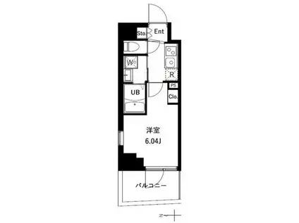 アーバンパーク川口並木(1K/5階)の間取り写真