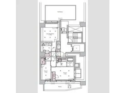 シーフォルム板橋3(2LDK/13階)の間取り写真