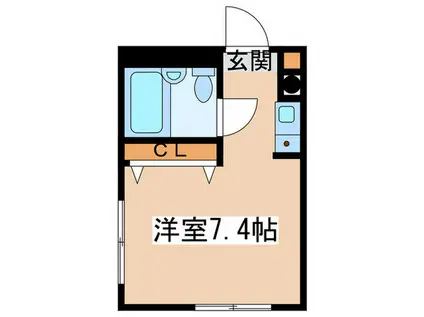 MT小山(ワンルーム/1階)の間取り写真