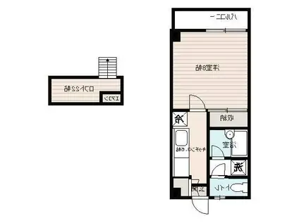 エーデルハイム(1K/5階)の間取り写真