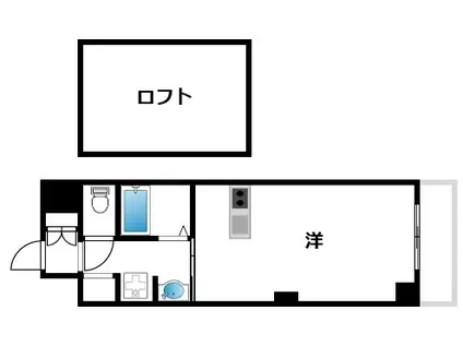 MAYA HAUS(ワンルーム/5階)の間取り写真