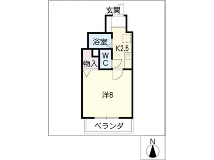 オアシス丸の内 サウス(1K/7階)の間取り写真