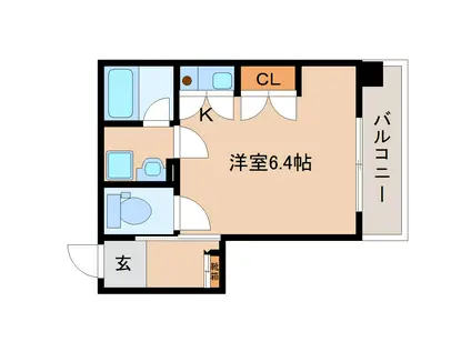 フィールドマンション(ワンルーム/5階)の間取り写真