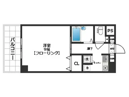 モジュール(1K/4階)の間取り写真