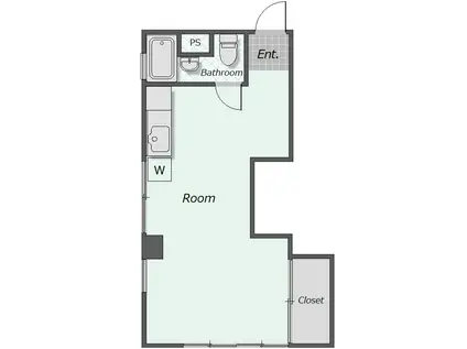 ステラ新中野(ワンルーム/4階)の間取り写真