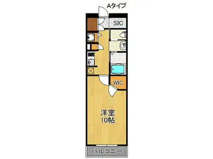 PHOENIX VILLA りんくう(1K/3階)の間取り写真