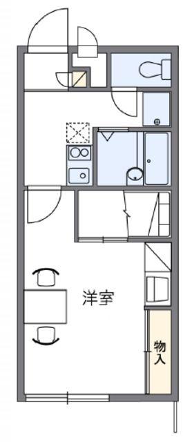 レオパレスコンフォート(1K/2階)の間取り写真