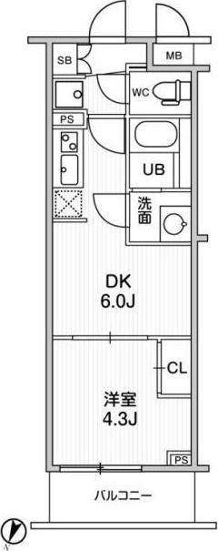 LIME RESIDENCE HIKIHUNE(1DK/1階)の間取り写真