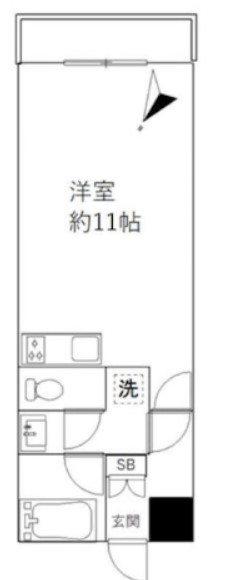 ダイヤモンドマンション(ワンルーム/6階)の間取り写真