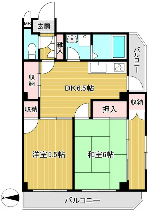 ファミーユ豊玉 3階階 間取り