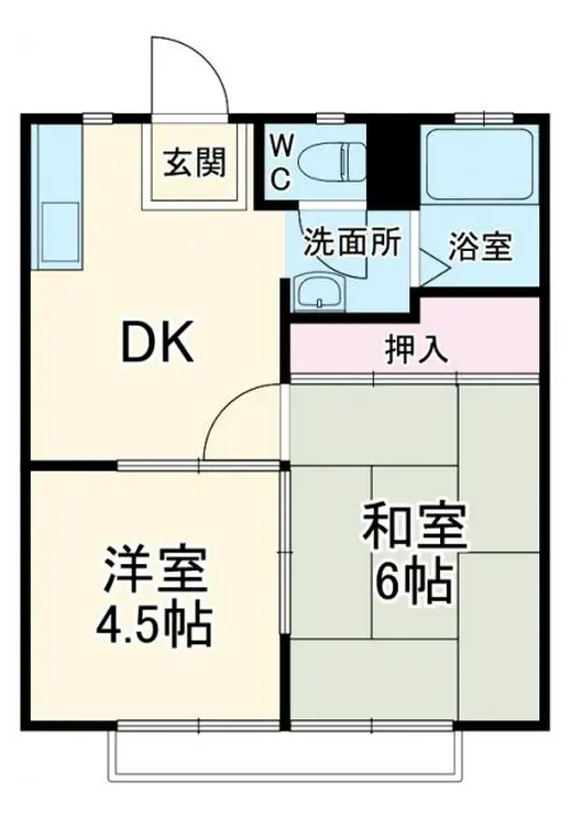 ときわハイツ 2階階 間取り