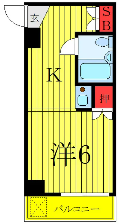 グランパレ北千住 2階階 間取り
