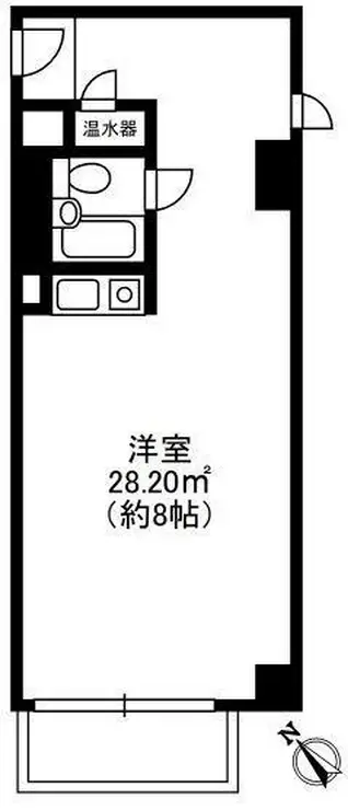 ステュディオ虎ノ門 11階階 間取り