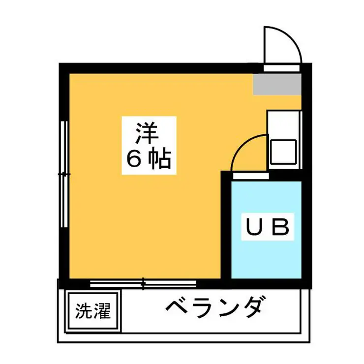 カスティル松葉 2階階 間取り