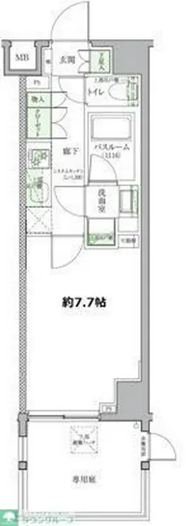 クレヴィスタ板橋西台II 4階階 間取り