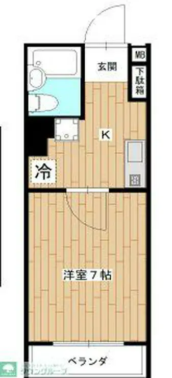 板橋昭和ビル徳丸 1階階 間取り
