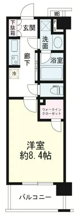 パレステージ青井ナチュラコート 3階階 間取り