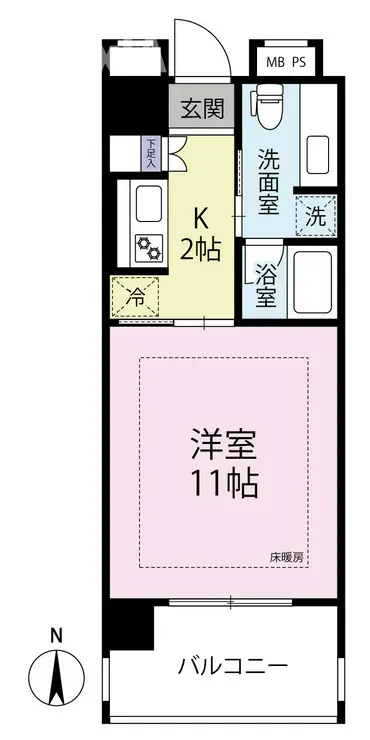 アトラス渋谷公園通り 4階階 間取り
