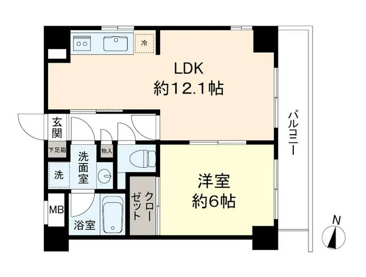 めじろ台駅前パレス 2階階 間取り