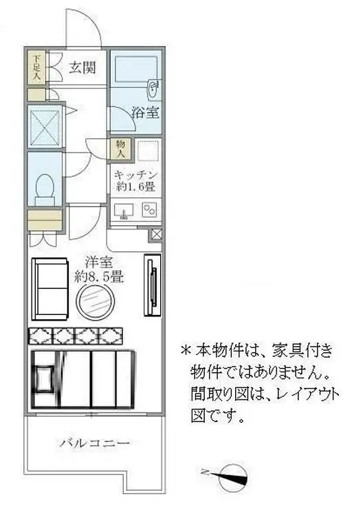 アールヴェール文京白山 2階階 間取り