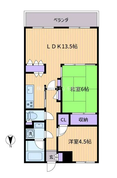 アルス笹塚 7階階 間取り