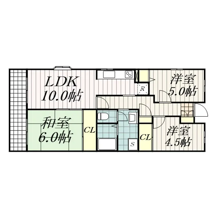 アンリベール2 3階階 間取り