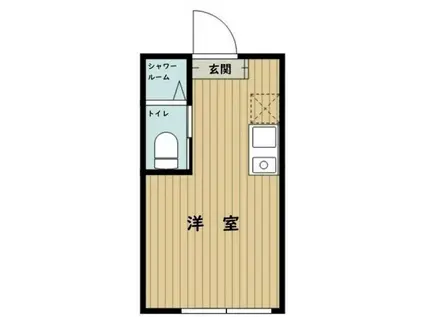 GRANDSTUDIO大泉学園(ワンルーム/1階)の間取り写真