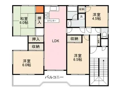 シープホース(4LDK/2階)の間取り写真