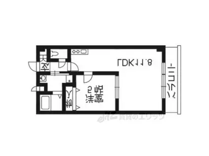 Mプラザ津田駅前十二番館(1LDK/4階)の間取り写真