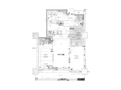 プラウドタワー堺東(2LDK/17階)の間取り写真