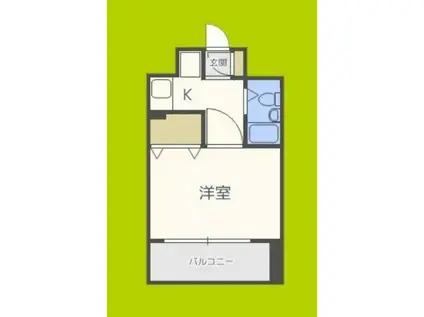 シャトレ下新庄(ワンルーム/3階)の間取り写真