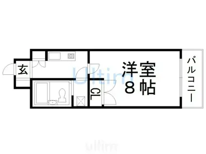 デイスターアベニュー(1K/2階)の間取り写真