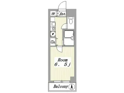 FINE GARDEN ファインガーデン(1K/3階)の間取り写真