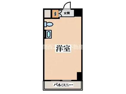 エクセレント忍ヶ丘(ワンルーム/2階)の間取り写真