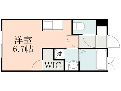 LAZONA(ワンルーム/1階)の間取り写真