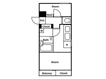 代田グリーンハイム(2DK/3階)の間取り写真
