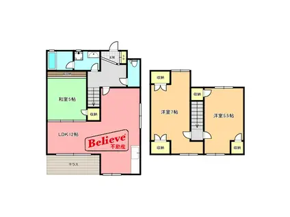 ガーデンタウン(3LDK/1階)の間取り写真