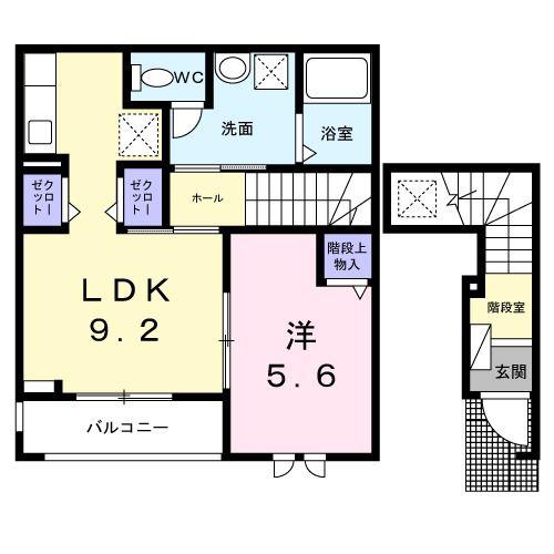 アザレアツインズ(1LDK/2階)の間取り写真