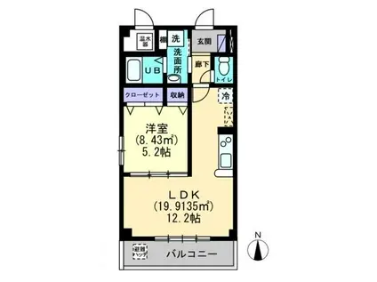 イクエーションスペース(1LDK/3階)の間取り写真