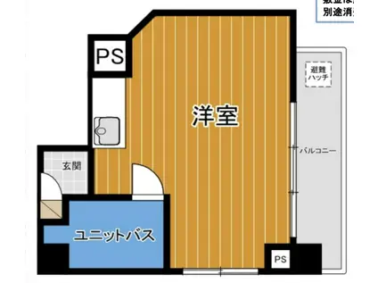 日興池袋ビル(ワンルーム/9階)の間取り写真