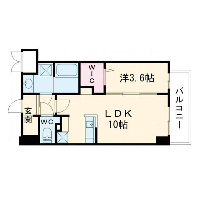 ミラージュパレス天王寺堀越町(1LDK/5階)の間取り写真