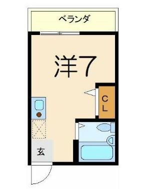 STM横須賀(ワンルーム/5階)の間取り写真
