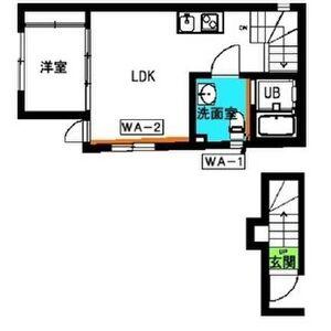 エスカリエ名駅(1LDK/3階)の間取り写真