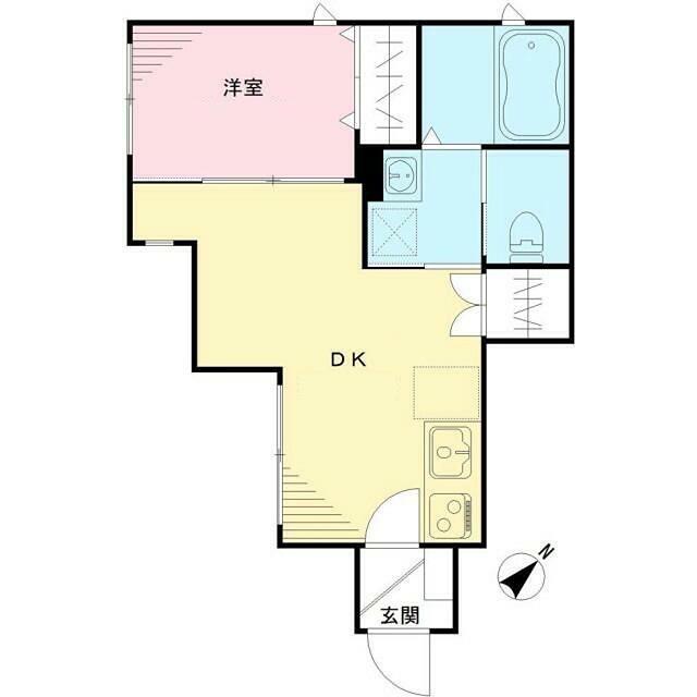 GRACE桜坂 グレースサクラザカ(1DK/1階)の間取り写真
