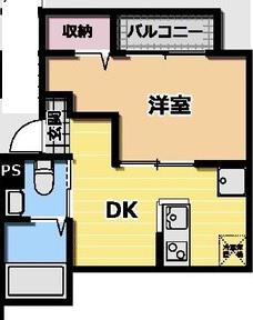 志村SOLAN LINK(1DK/1階)の間取り写真