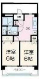 ライブリー池袋(1DK/1階)の間取り写真